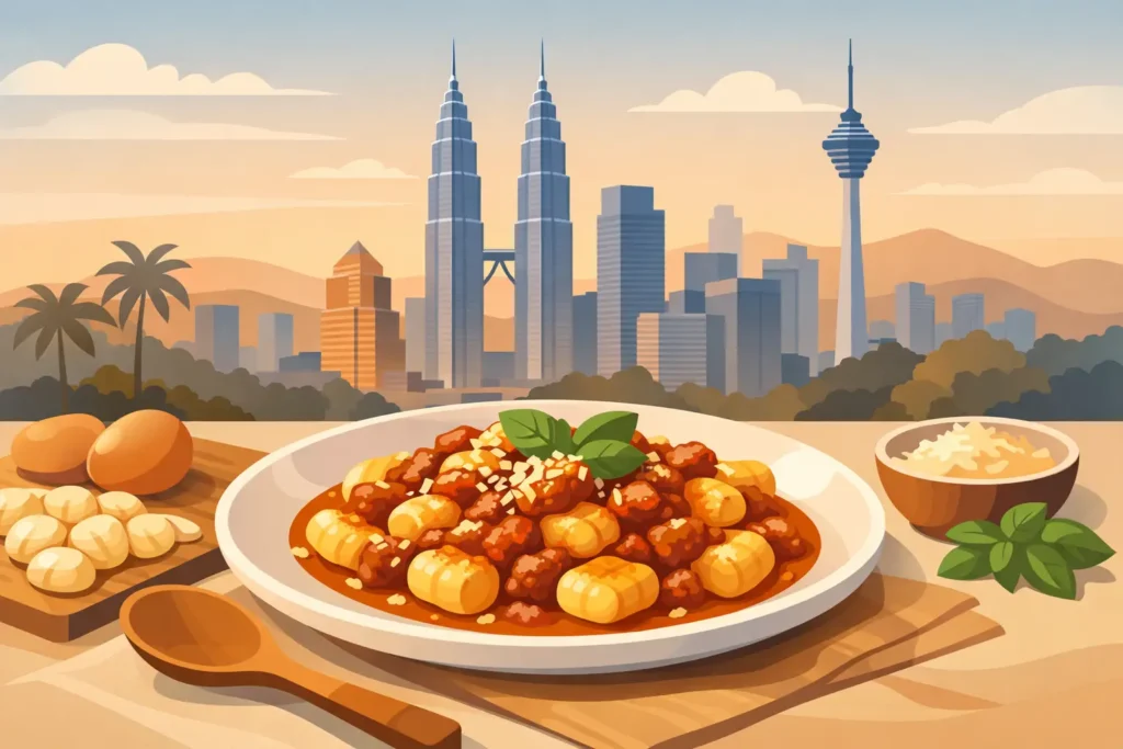 House Made Gnocchi with Ragu in Kuala Lumpur