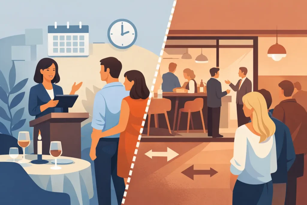 Are Restaurant Reservations Better Than Walk-Ins?