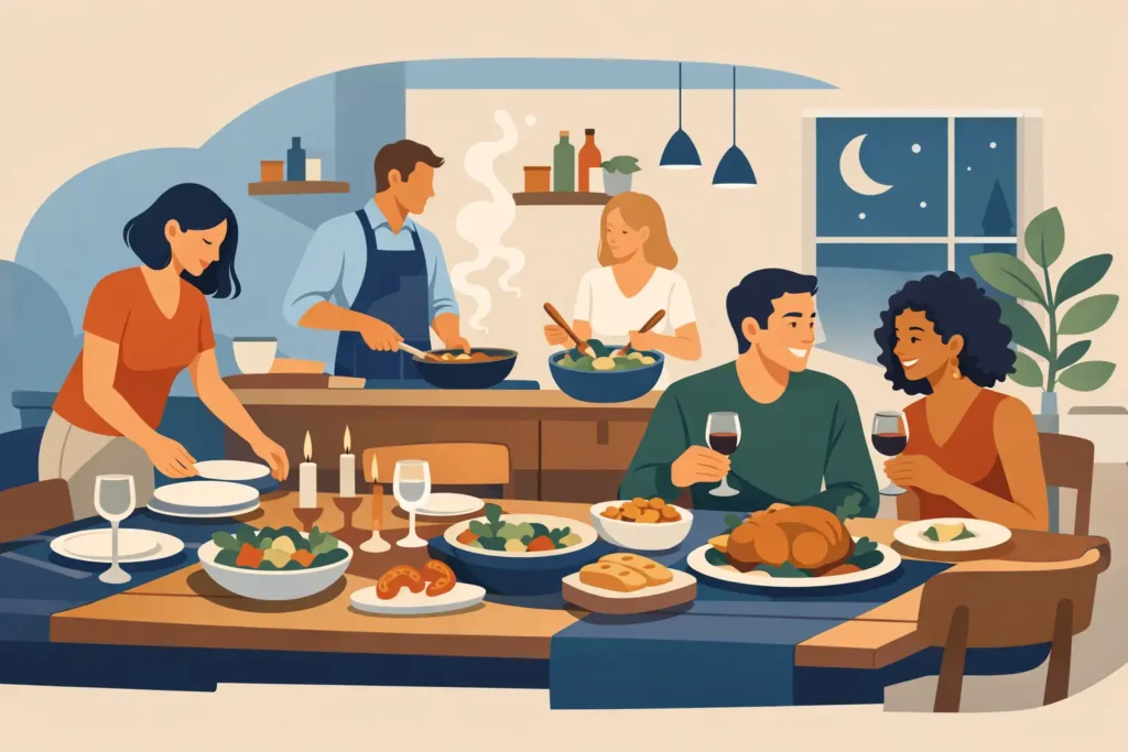 How to Host Group Dinner Without the Stress