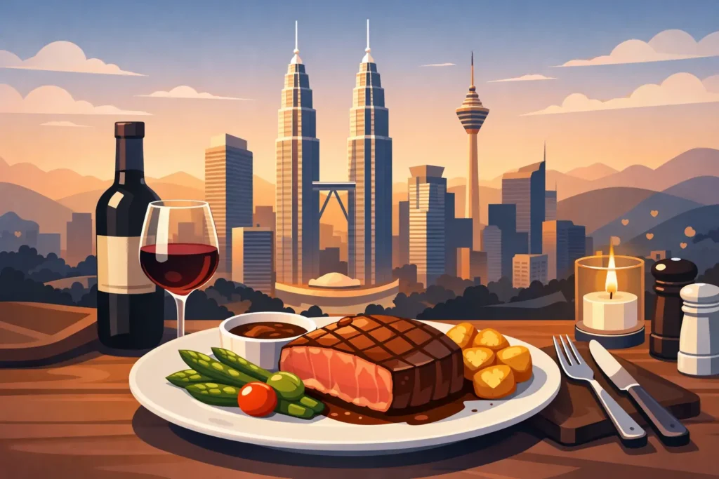 Kuala Lumpur Steak Dinner Done Properly