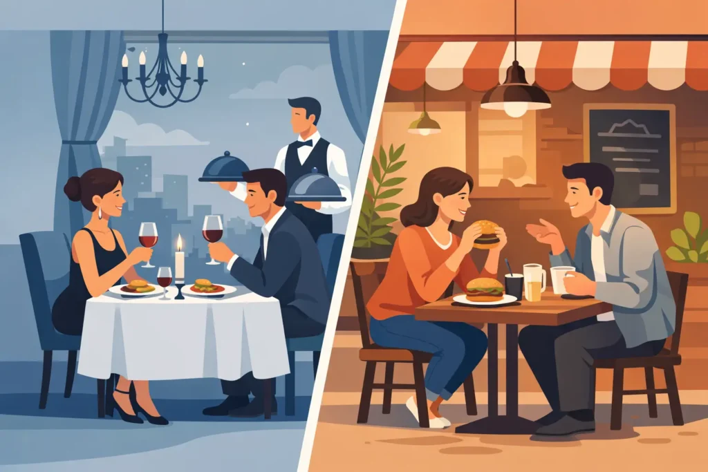 Casual Fine Dining vs Bistro Explained