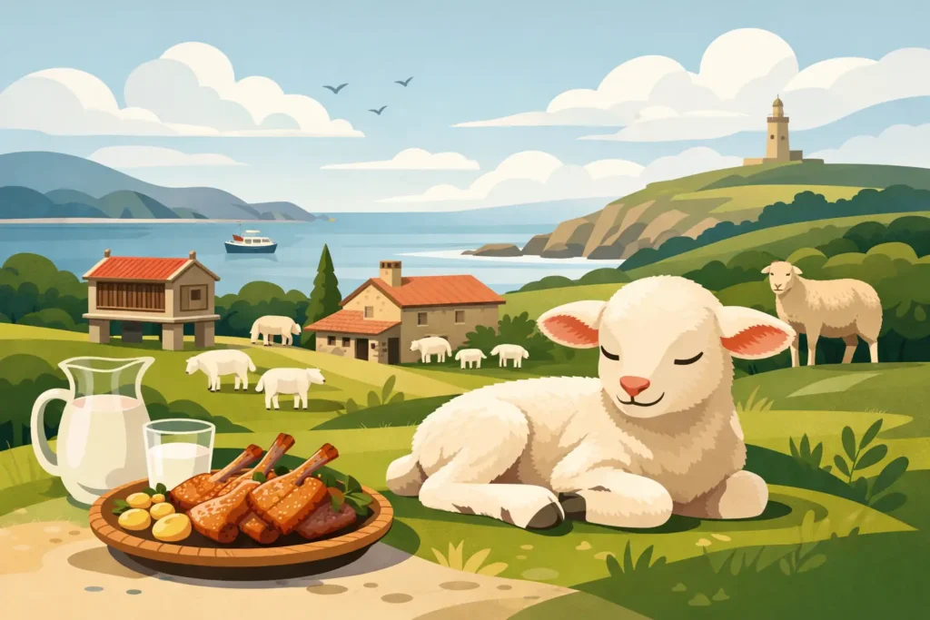 Galician Lechazo Milk-Fed Lamb from Spain