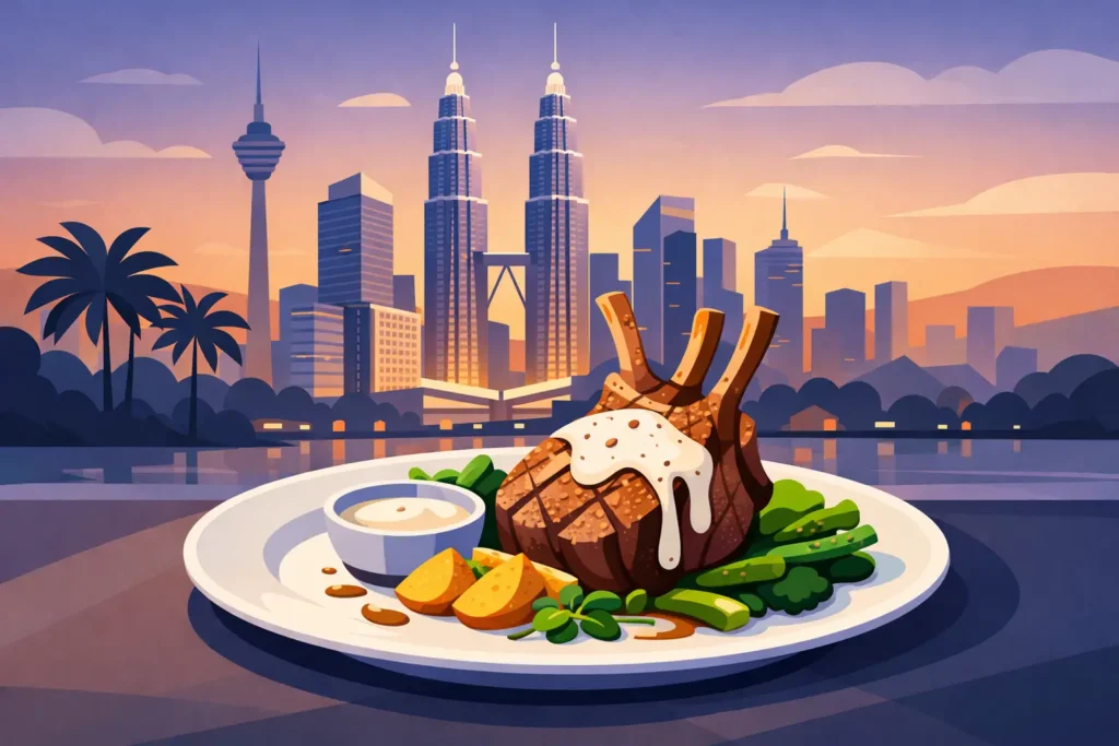Milk Lamb Main Course in Kuala Lumpur