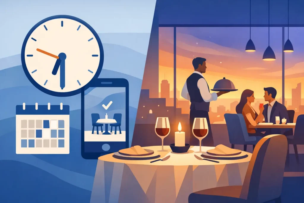 When Should You Book Dinner for the Best Table?