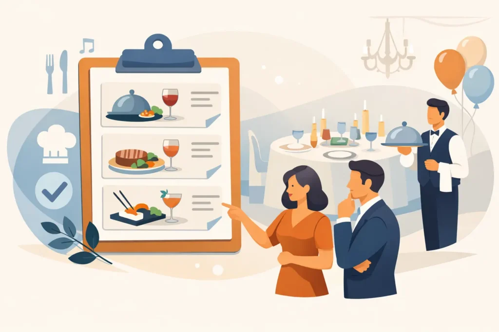 How to Choose Event Menus Guests Remember