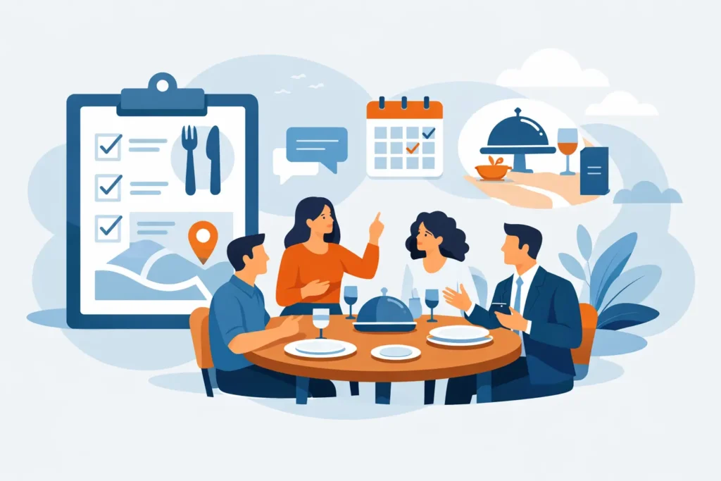 How to Plan Group Dining Without Guesswork