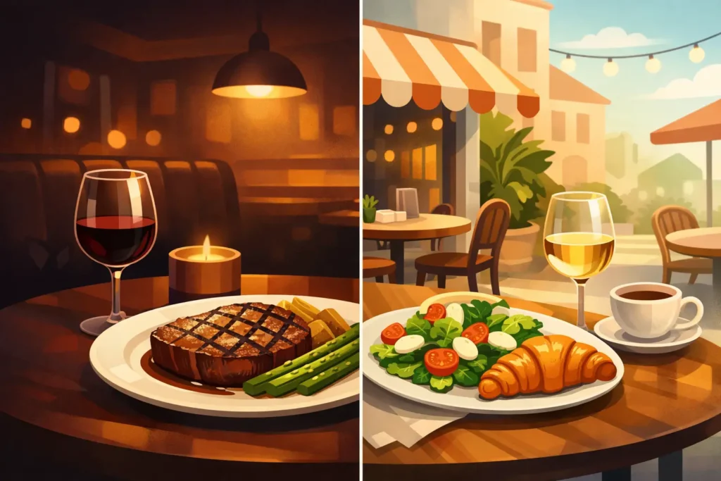 Steakhouse Versus Bistro: Which Table Fits Tonight?